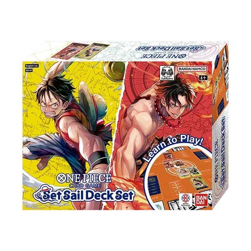 ONE PIECE Set Sail Deck Set SD-01 English official packaging