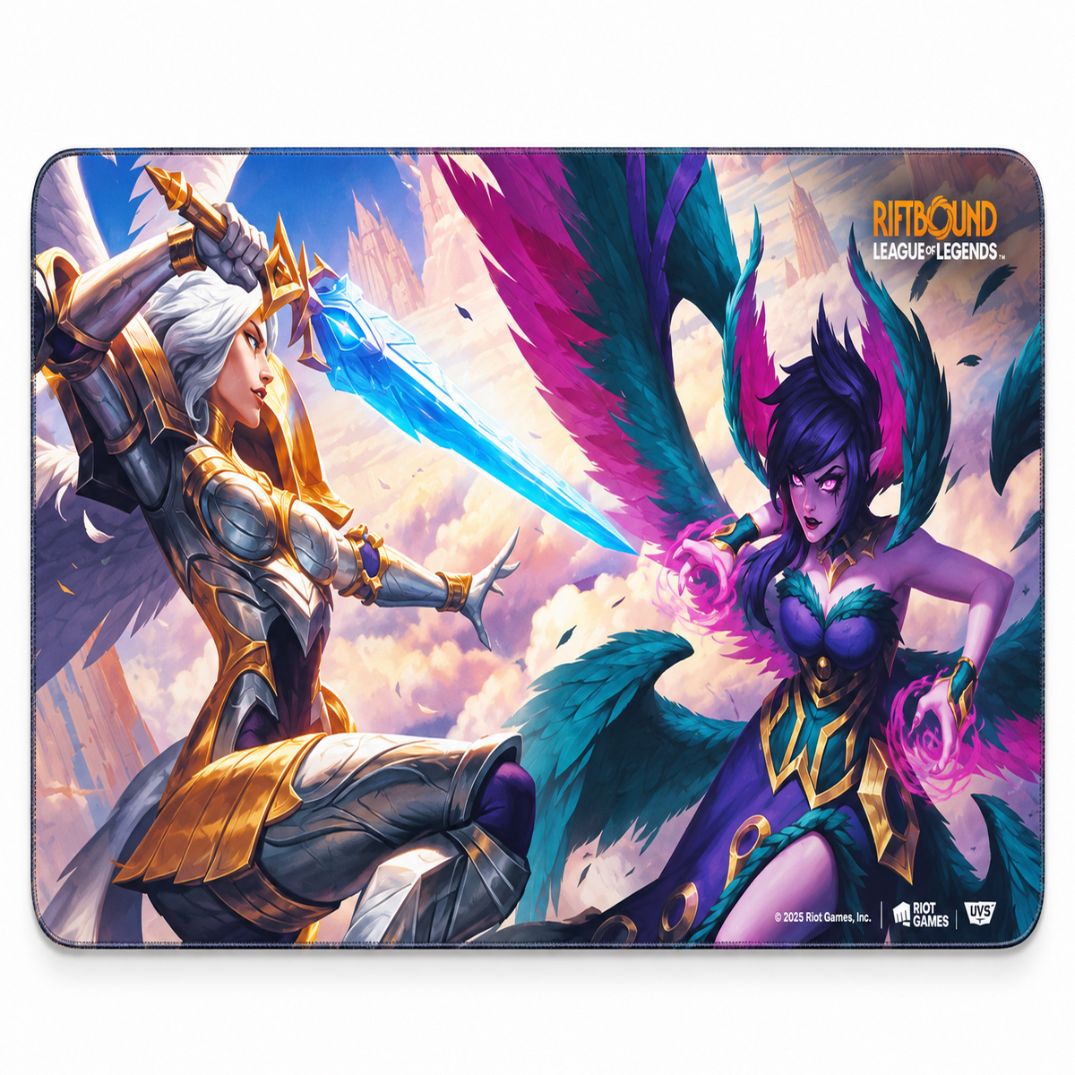 Kayle vs Morgana Playmat – sharp 1600×1600 product image