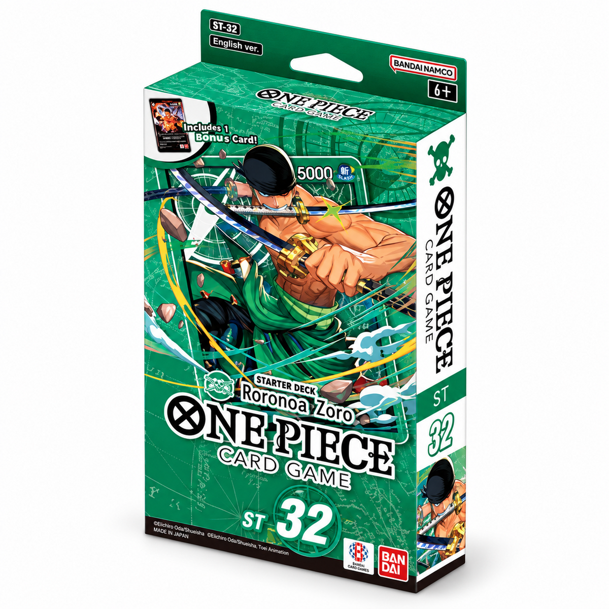 ST32: Green Roronoa Zoro – sharp 1600×1600 product image