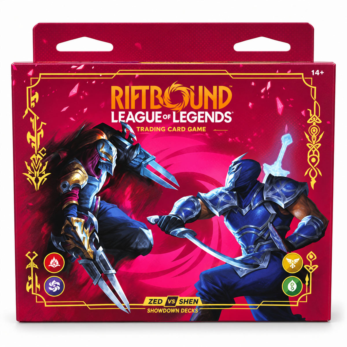 Zed vs Shen Showdown Decks – sharp 1600×1600 product image